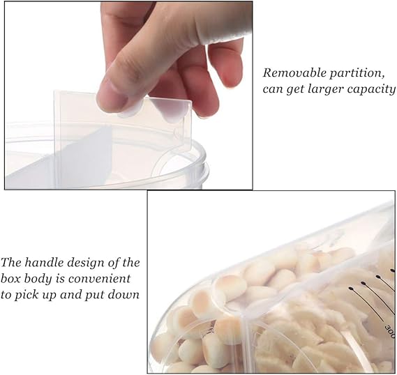 Dispensador De Alimento Con 4 Compartimento