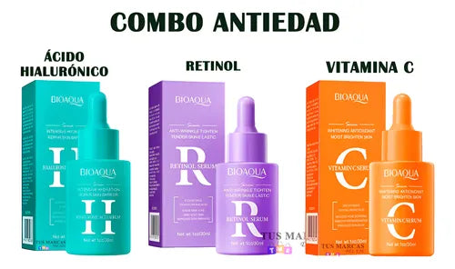 KIT ANTIEDAD BIOAQUA SERUM