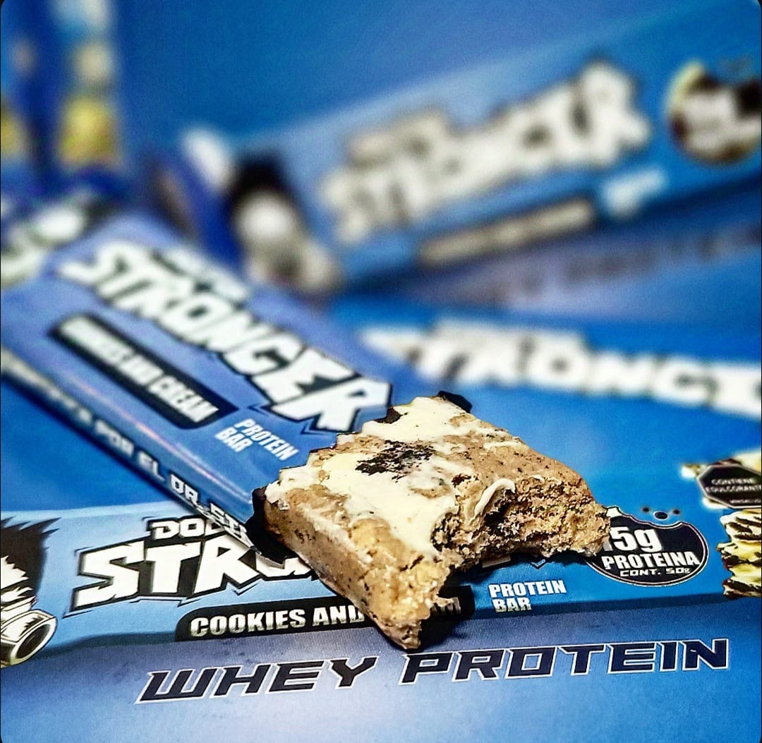 DR STRONGER BAR PROTEIN - CAJA X 12