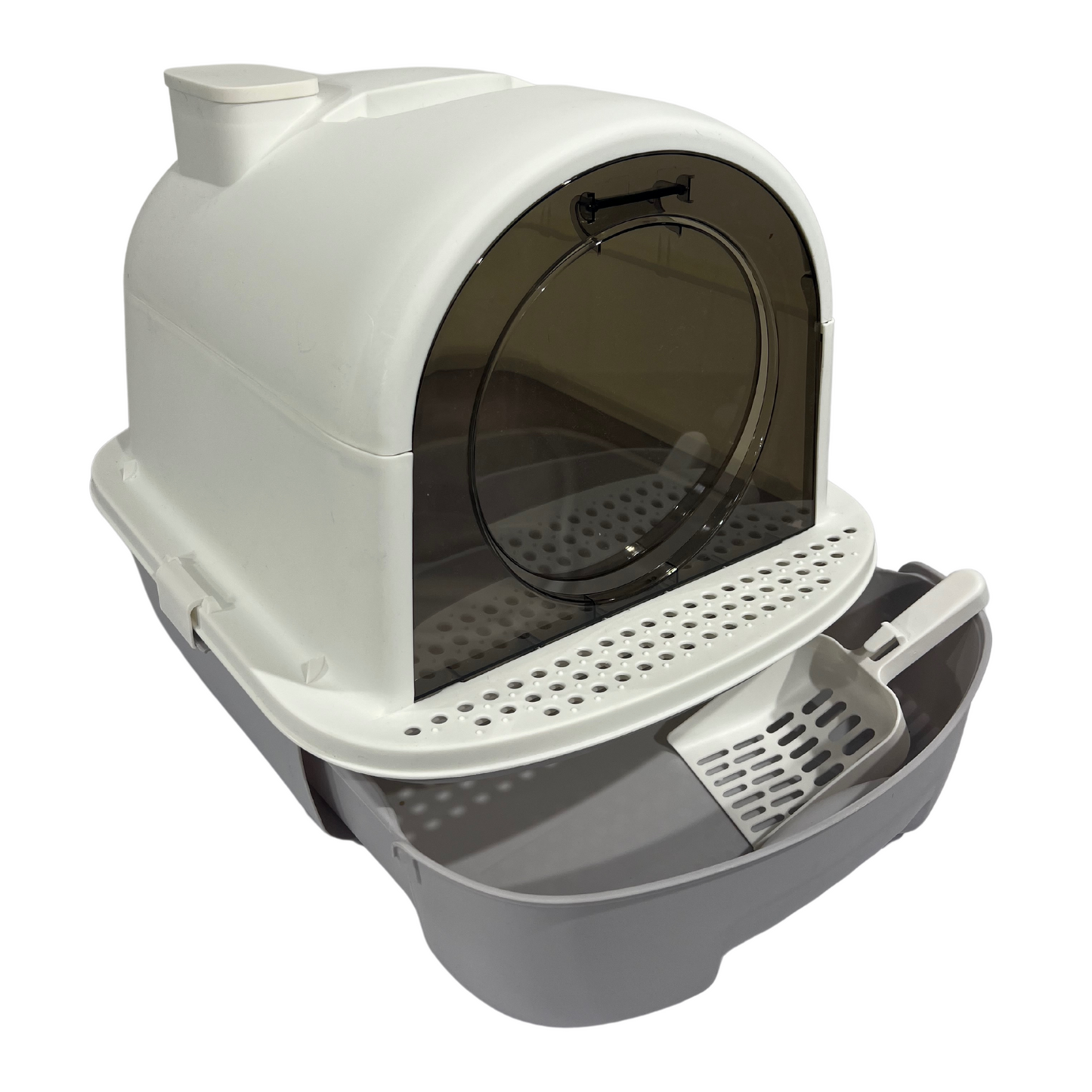 Gray helmet for bikers