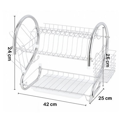 Organizador Escurridor De Platos Doble