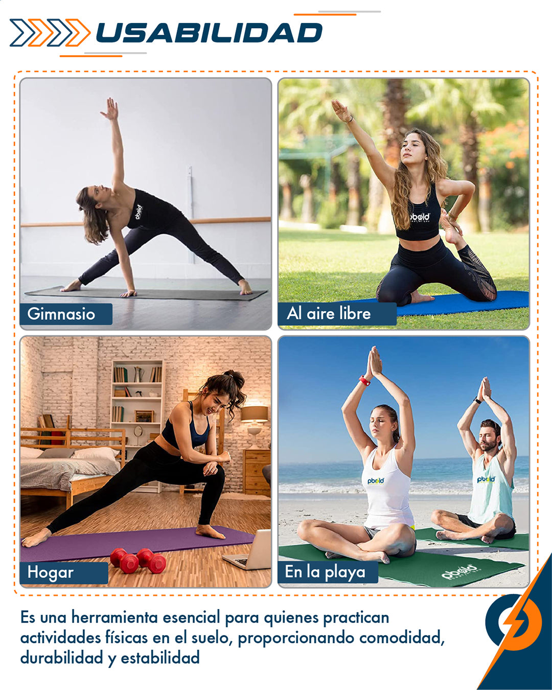 Mat Yoga Colchoneta Deportiva