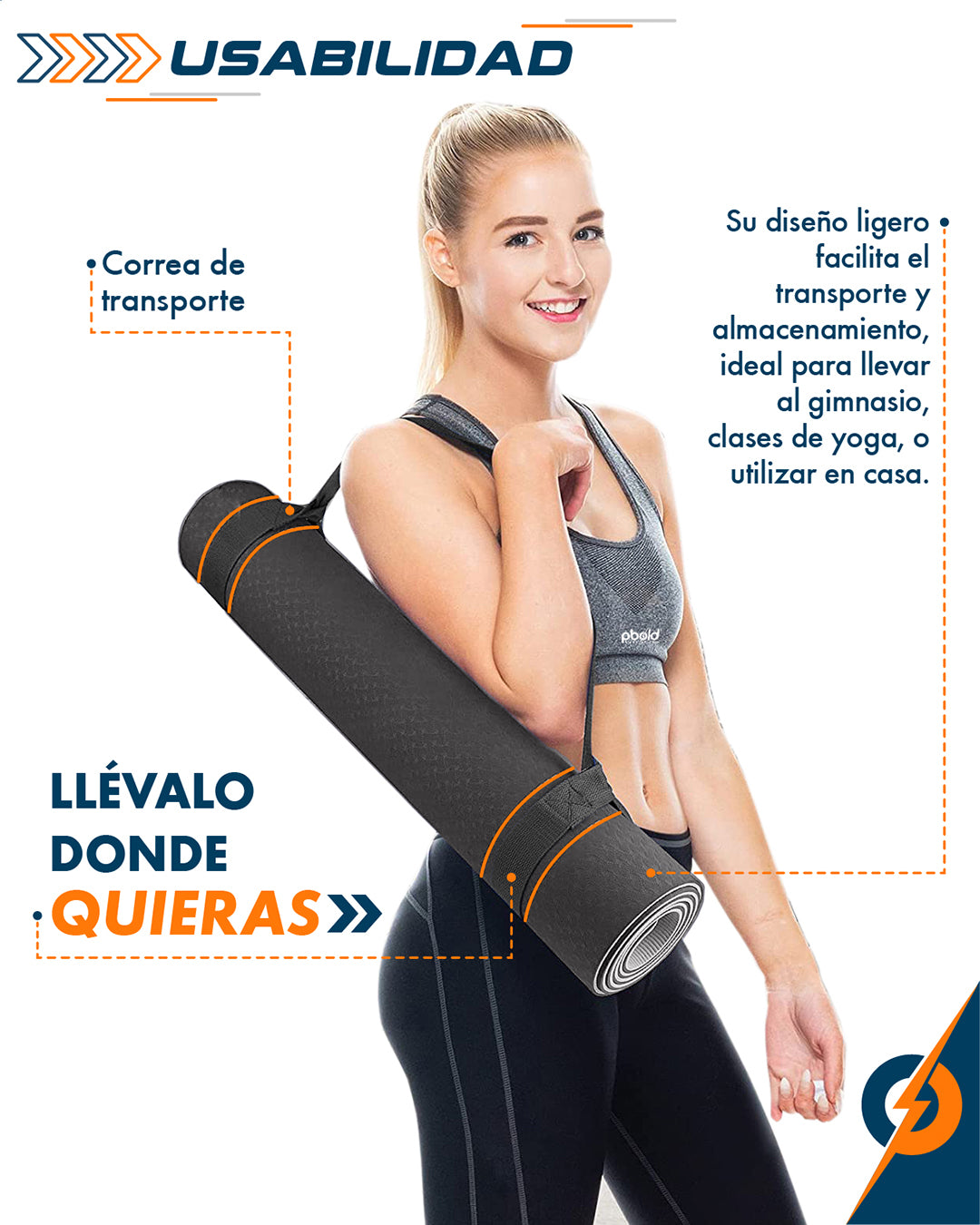 Mat Yoga Colchoneta Deportiva
