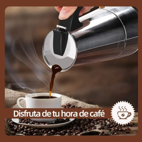 Cafetera Prensa Italiana Acero Inoxidabl