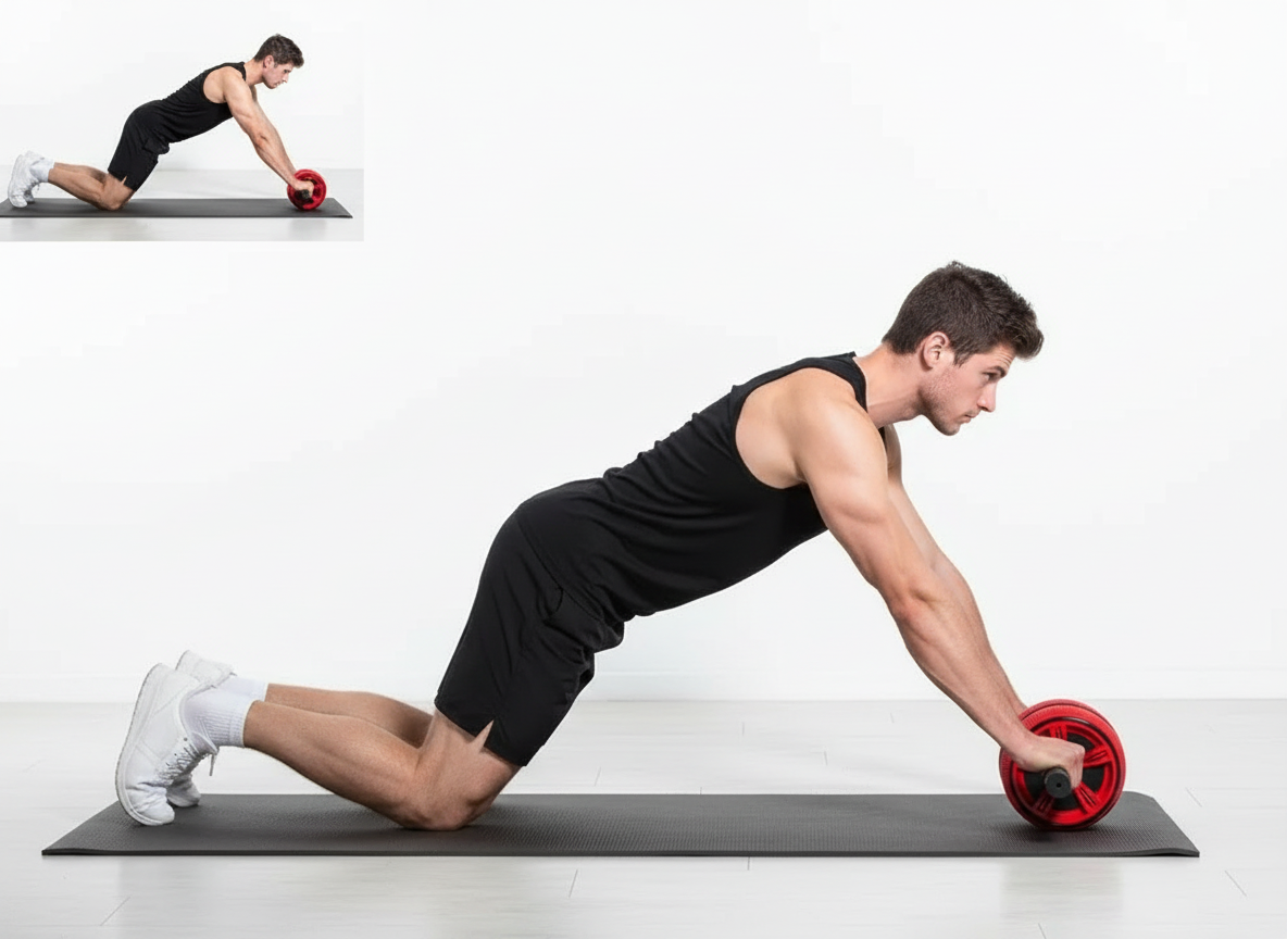 Rueda de Ejercicio Abdominal Rodillo