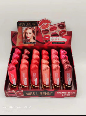 Miss Lirenn Matt Lipstick 12 pcs Set With Free Lip Mask & Lipgloss