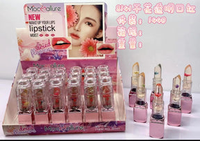 Moc Allure Matt Lipsticks 12 pcs pack With Free Jelly Lipstick