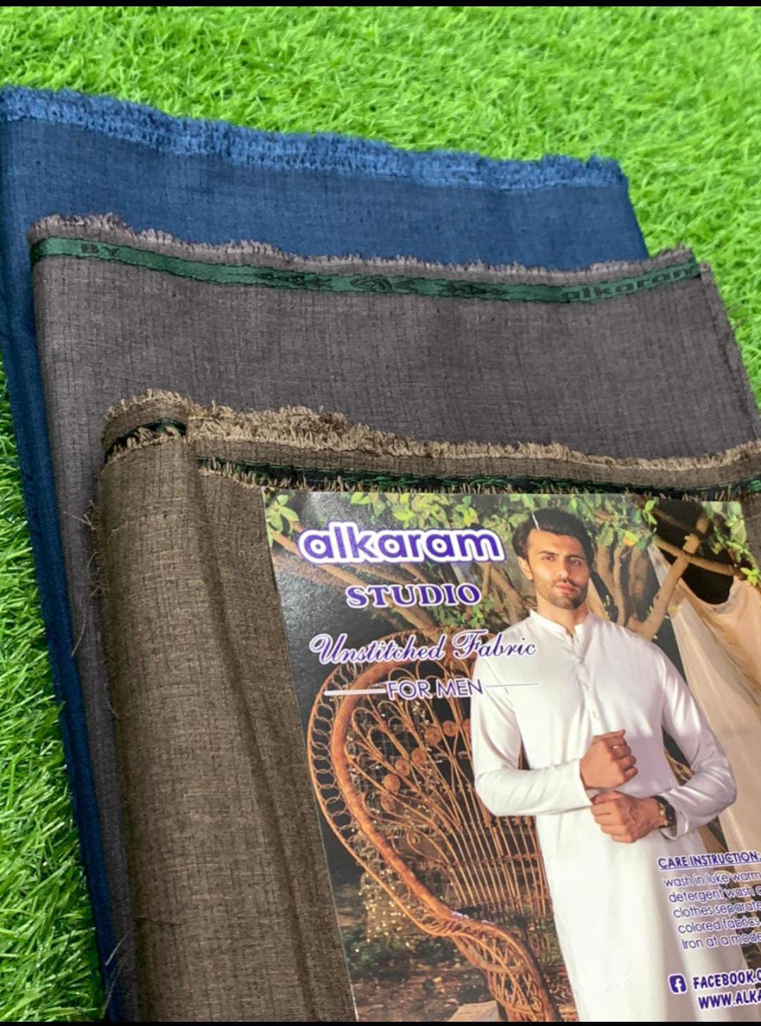 ALKARAM MID Summer Slub Wash And Wear