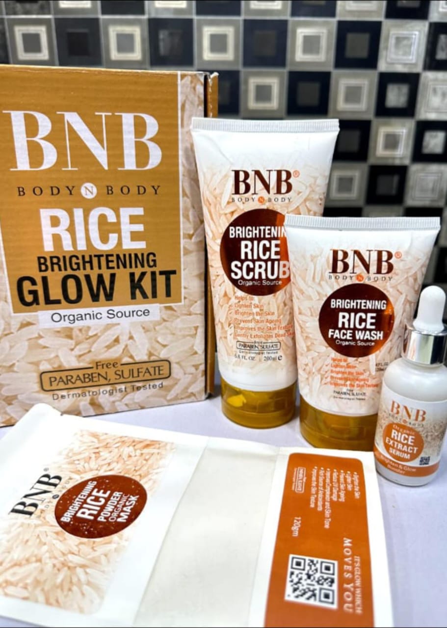 BNB Rice Brightning Glow Kit 4 in 1