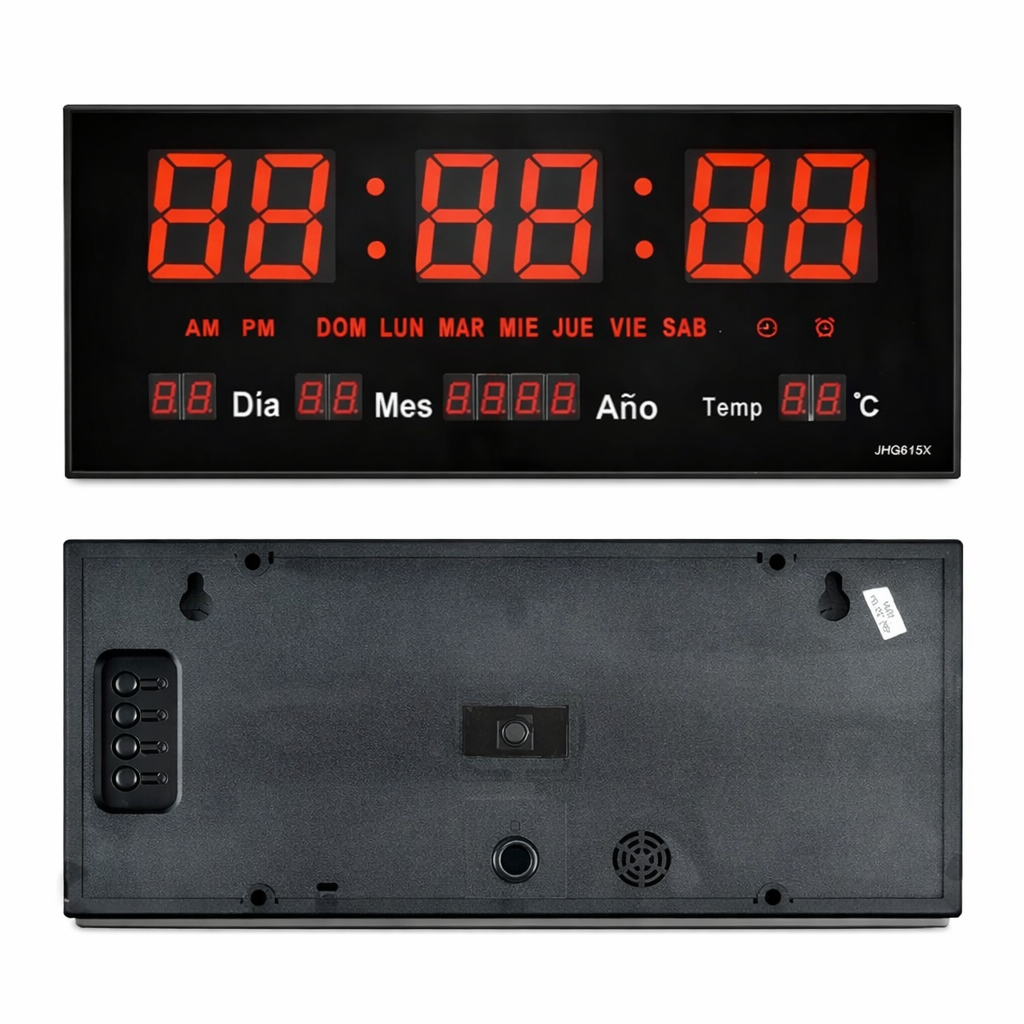 Reloj Digital LED Pared Multifuncional