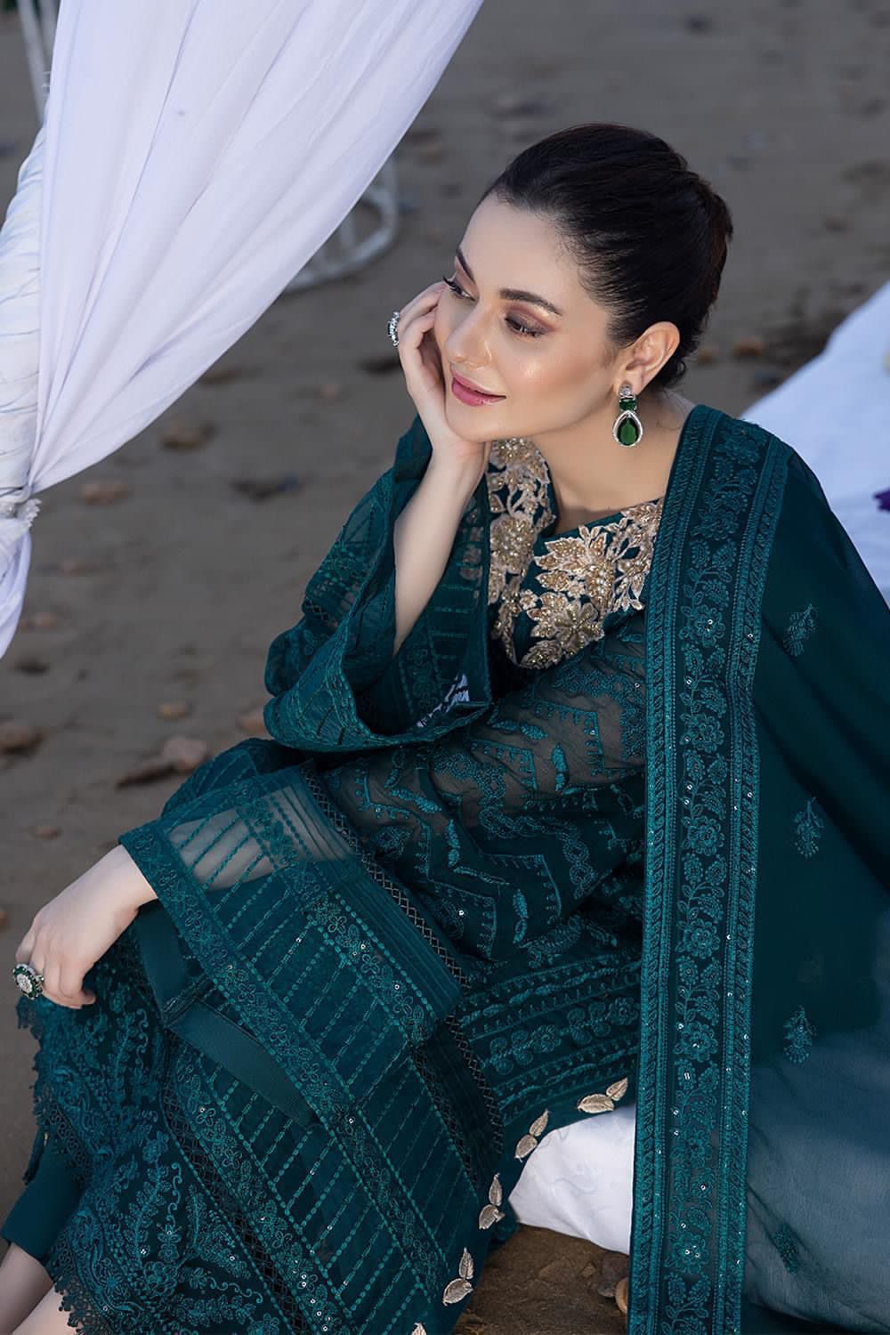 AZURE Embroidery chiffon collection