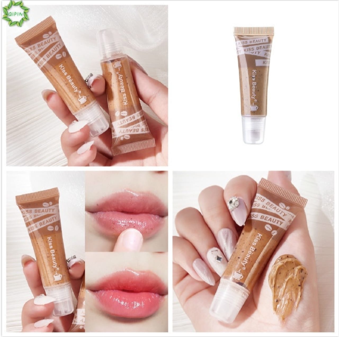 kiss beauty coffee lip scrub