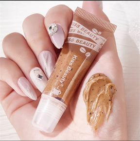 kiss beauty coffee lip scrub